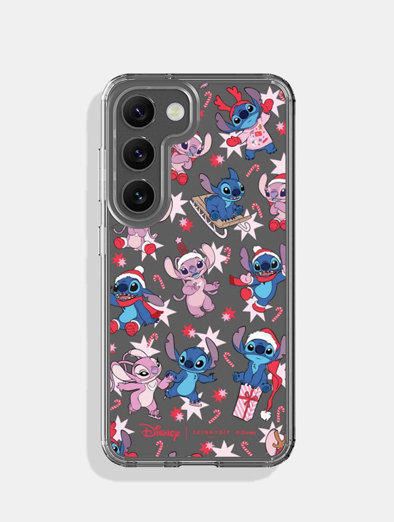 Disney Christmas Stitch & Angel Android Case Phone Cases Skinnydip London