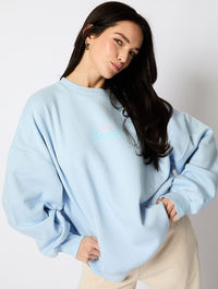 Disney Cinderella Follow Your Dreams Sweatshirt in Blue Hoodies & Sweatshirts Skinnydip London