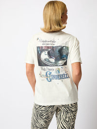 Disney Cinderella Vintage T-Shirt in Ecru Tops & T-Shirts Skinnydip London