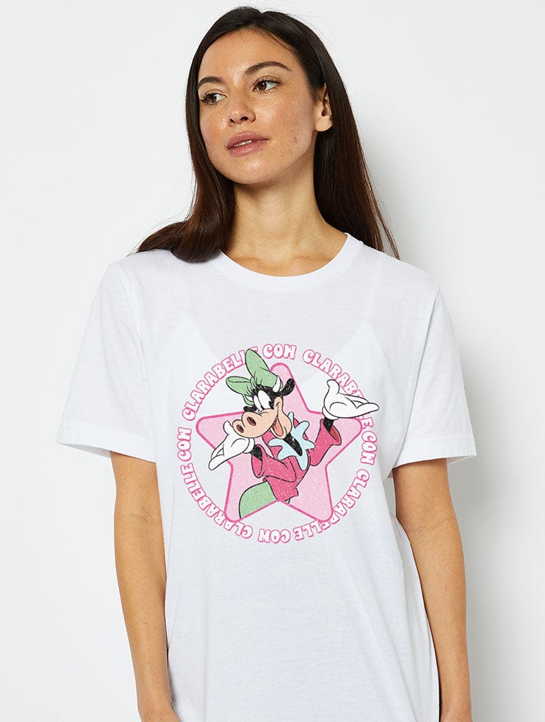 Disney Clarabelle Cow T-Shirt in White | Disney Clothing | Skinnydip London