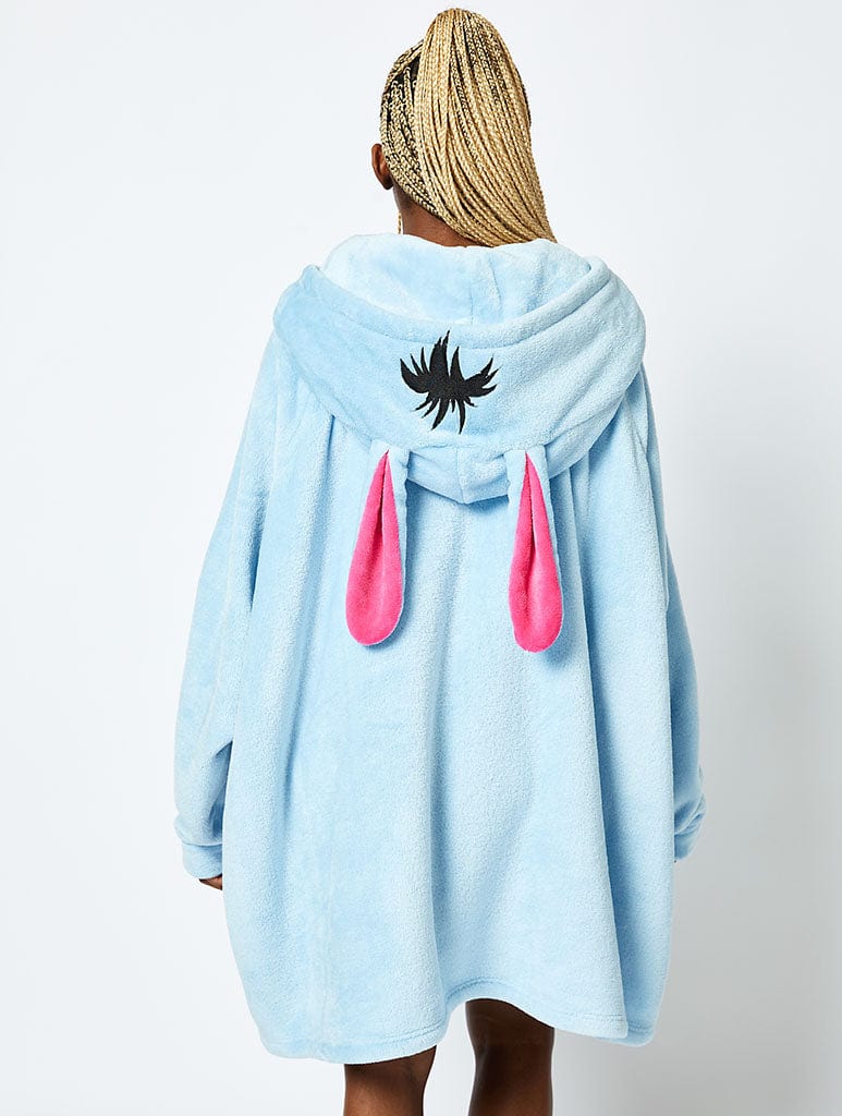 Disney Eeyore Blanket Hoodie in Blue Lingerie & Nightwear Skinnydip London