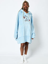 Disney Eeyore Blanket Hoodie in Blue Lingerie & Nightwear Skinnydip London