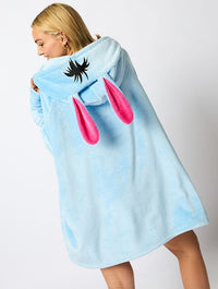 Disney Eeyore Blanket Hoodie in Blue Lingerie & Nightwear Skinnydip London