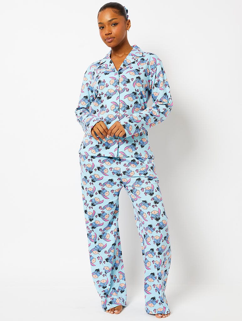 Disney Eeyore Pyjama Set in Blue Lingerie & Nightwear Skinnydip London