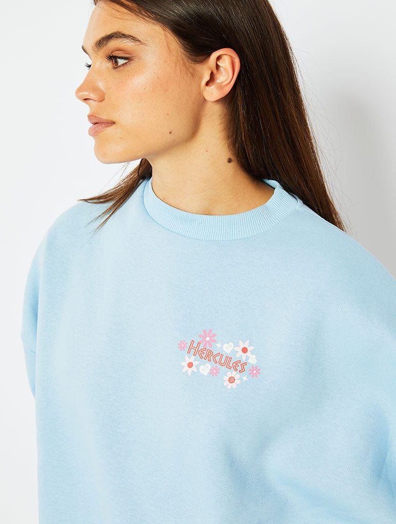 Disney Hercules Megara Sweatshirt in Blue Hoodies & Sweatshirts Skinnydip London