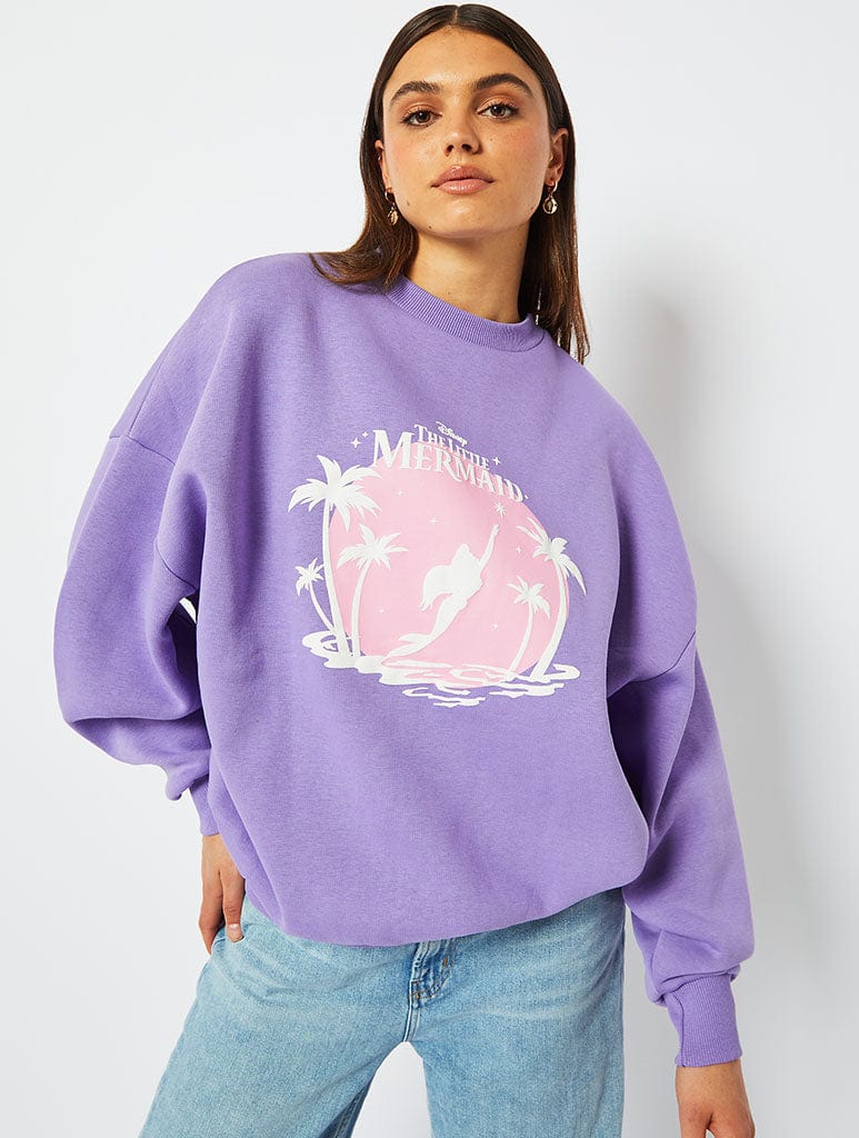 Disney Little Mermaid Sunset Sweatshirt Hoodies & Sweatshirts Skinnydip London