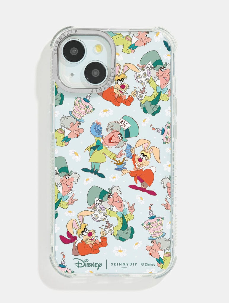 Disney Mad Hatter Repeat Shock iPhone Case Phone Cases Skinnydip London