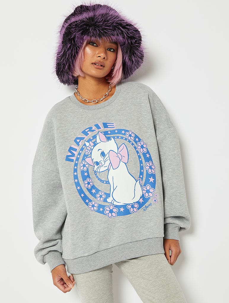 Disney Marie Graphic Sweater Hoodies & Sweatshirts Skinnydip London