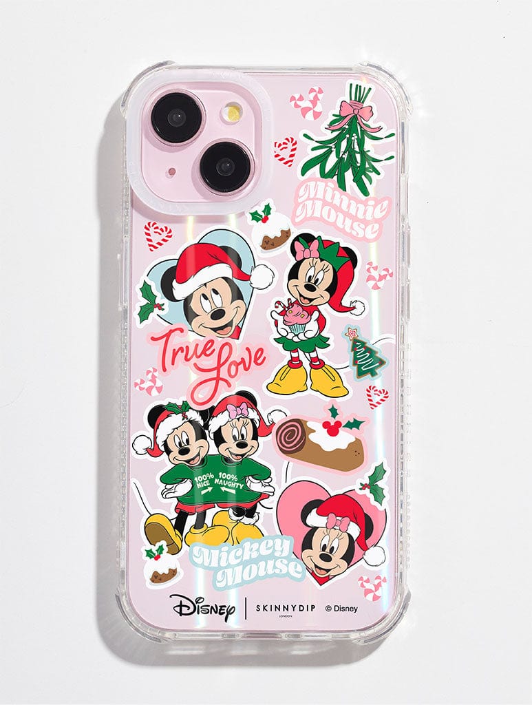 Disney Mickey & Minnie Christmas Sticker Shock iPhone Case Phone Cases Skinnydip London