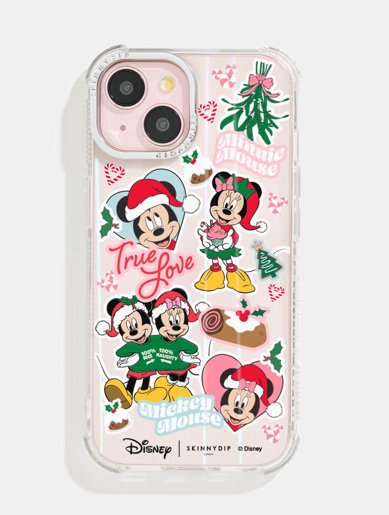 Disney Mickey & Minnie Christmas Sticker Shock iPhone Case Phone Cases Skinnydip London