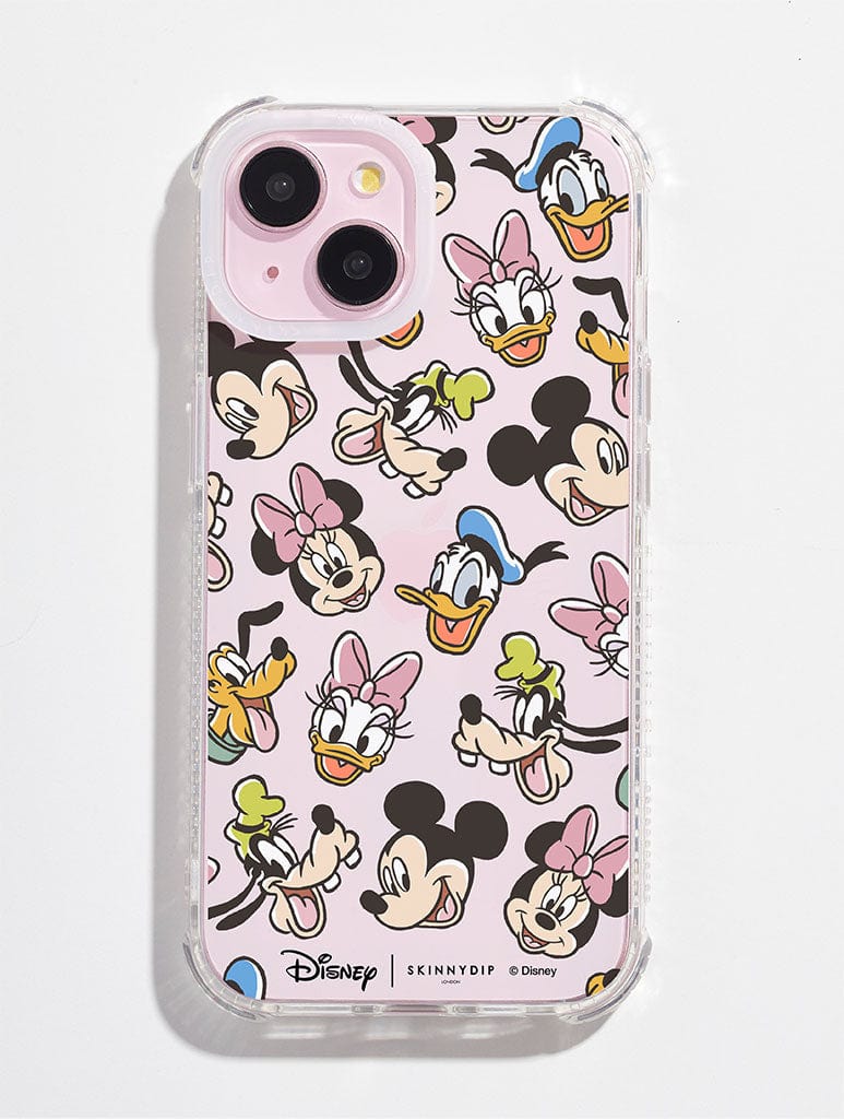 Disney Mickey, Minnie, Daisy, Donald, Goofy And Pluto Shock iPhone Case Phone Cases Skinnydip London