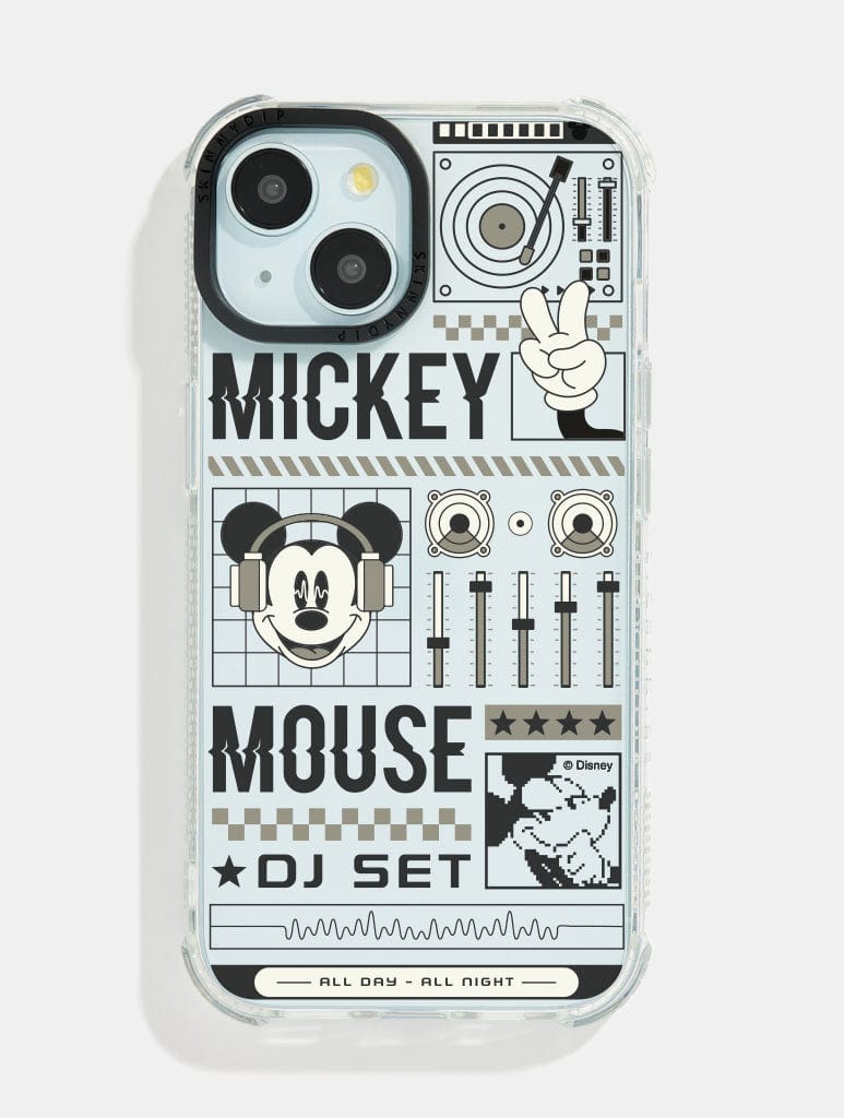 Disney Mickey Mouse DJ Shock iPhone Case Phone Cases Skinnydip London