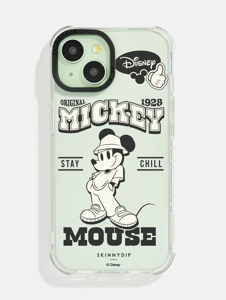 Disney Mickey Mouse Stay Chill Shock iPhone Case Phone Cases Skinnydip London