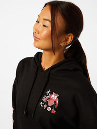 Disney Mulan Mushu Hoodie in Black Hoodies & Sweatshirts Skinnydip London