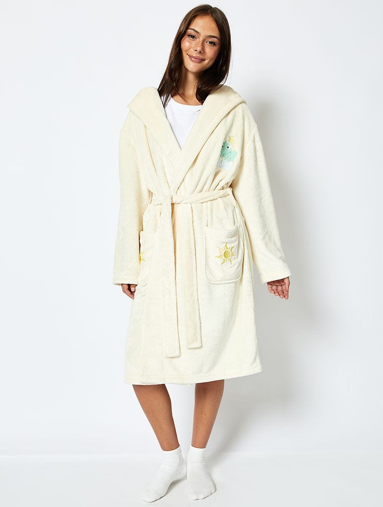 Disney Pascal Dressing Gown_ in Cream Lingerie & Nightwear Skinnydip London