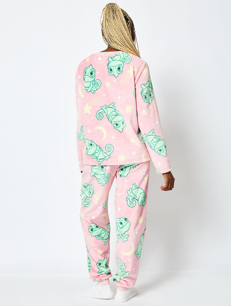 Disney Pascal Fleece Pyjama Set in Pink Lingerie & Nightwear Skinnydip London