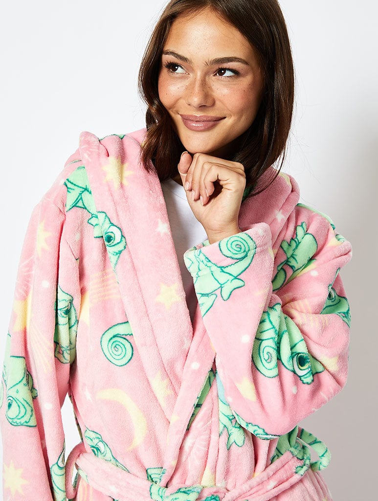 Disney Pascal Print Dressing Gown in Pink Lingerie & Nightwear Skinnydip London