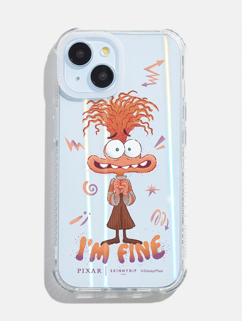 Disney Pixar Anxiety I'm Fine Shock iPhone Case Phone Cases Skinnydip London