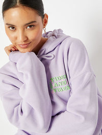 Disney The Little Mermaid Tides And Vibes Hoodie In Lilac Hoodies & Sweatshirts Skinnydip London