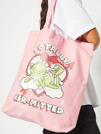 Disney Totally Ker-mitted Tote Bag Printed Tote Bags Skinnydip London