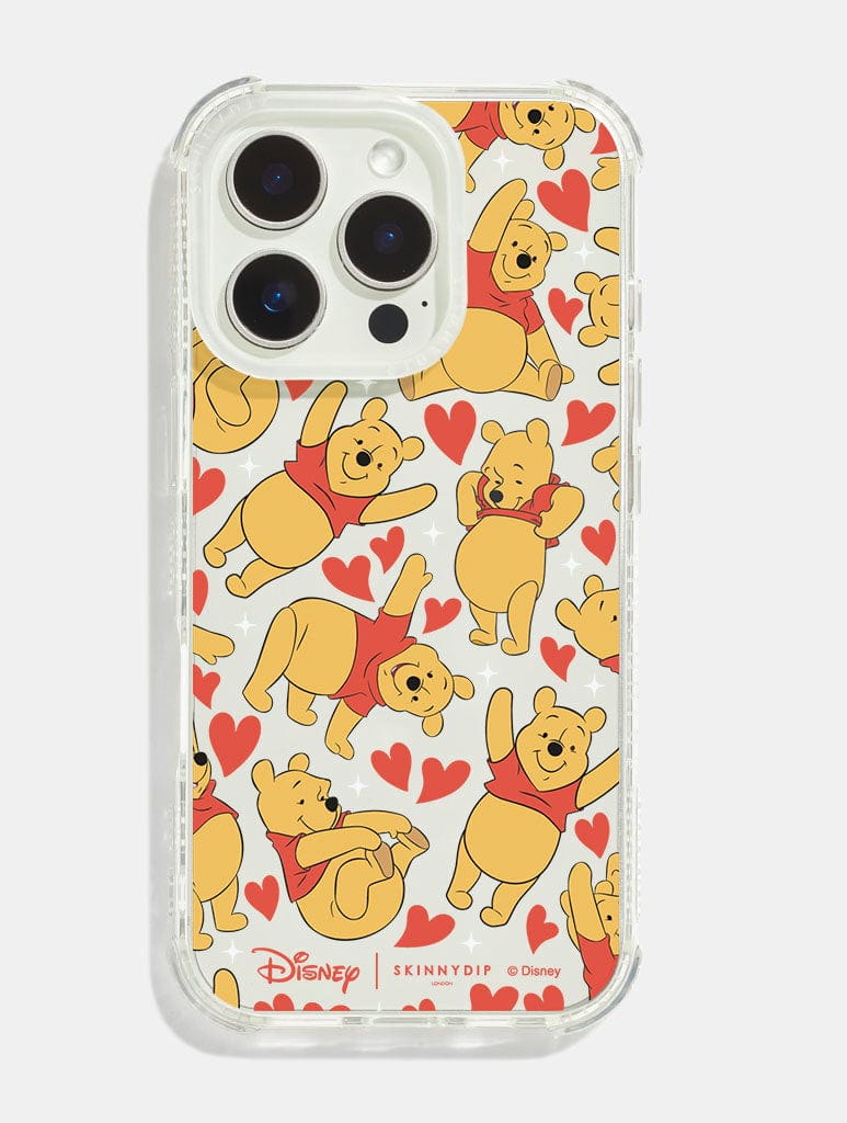 Disney Winnie The Pooh Hearts Shock iPhone Case Phone Cases Skinnydip London