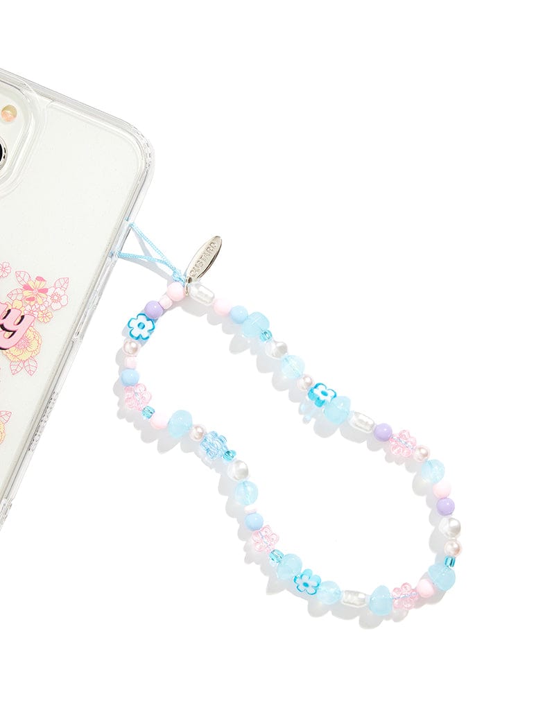 Ditsy Flower Beaded Strap Phone Grips Custard London