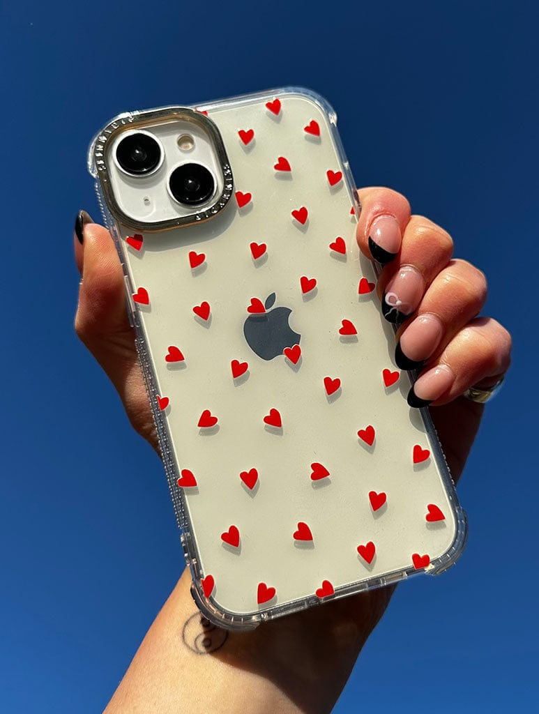 Ditsy Heart Shock iPhone Case