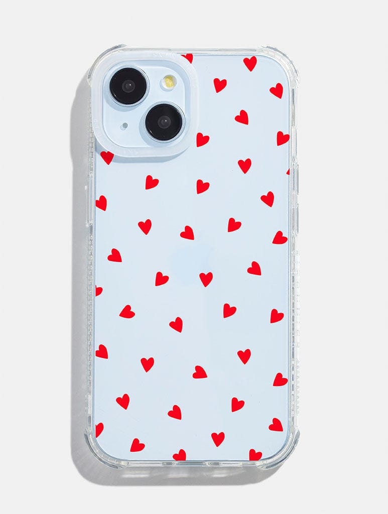 Ditsy Heart Shock iPhone Case Phone Cases Skinnydip London