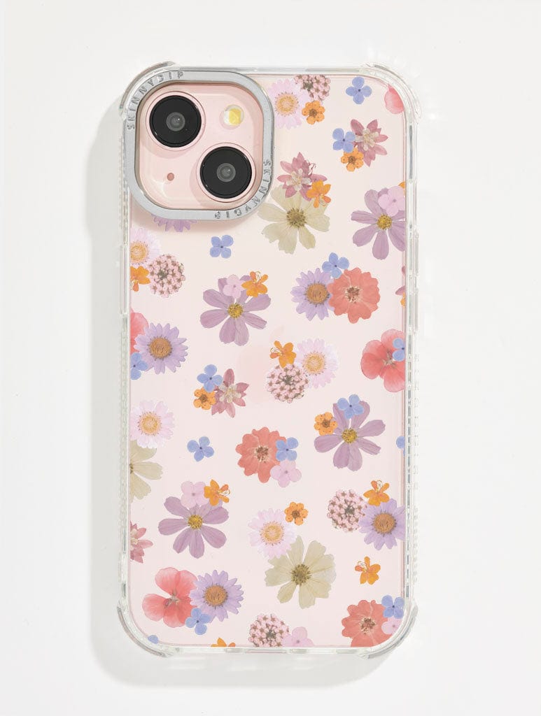 Ditsy Pressed Flower Shock iPhone Case Phone Cases Skinnydip London