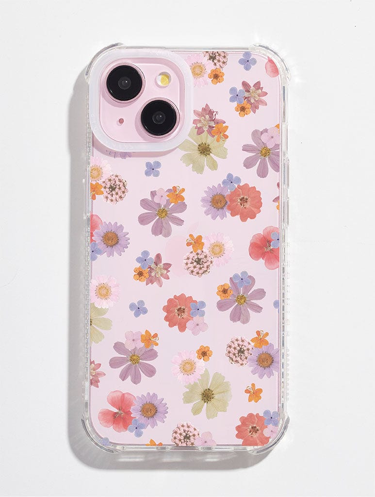 Ditsy Pressed Flower Shock iPhone Case Phone Cases Skinnydip London