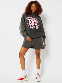 Dont Bet On It Acid Wash Sweatshirt Hoodies & Sweatshirts Skinnydip London