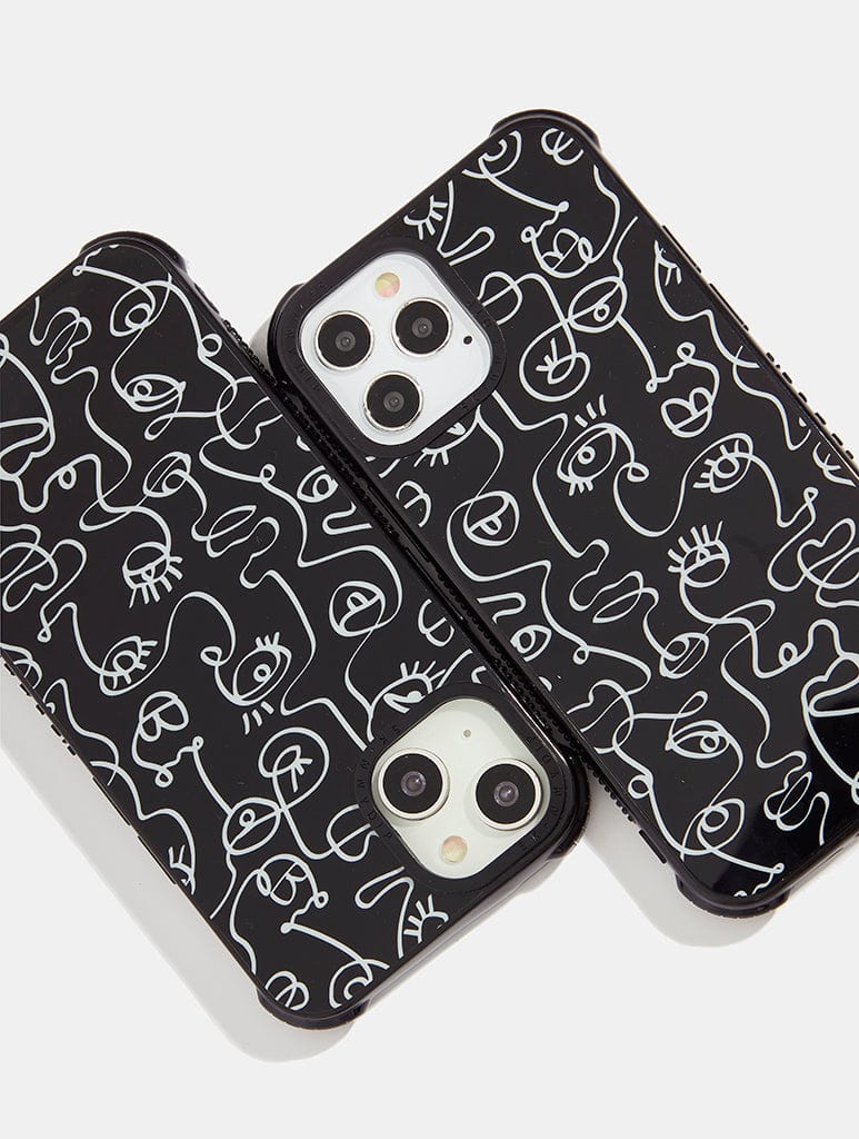 Doodle Face Shock iPhone Case Phone Cases Skinnydip London