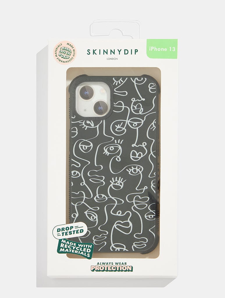 Doodle Face Shock iPhone Case Phone Cases Skinnydip London