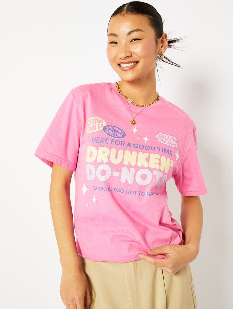 Drunken Do-Nots T-Shirt Tops & T-Shirts Skinnydip London