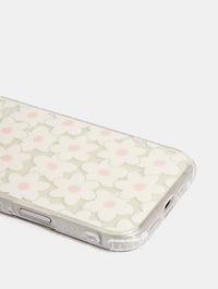 Ecru Multi Flower Shock iPhone Case Phone Cases Skinnydip London