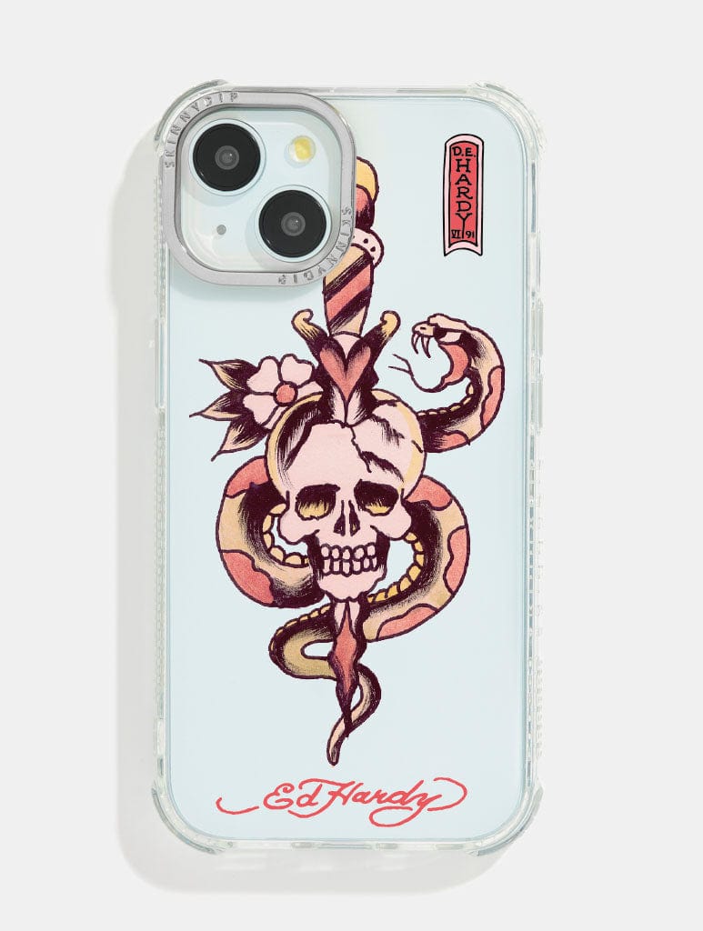 Ed Hardy x Skinnydip Skull & Snake Shock iPhone Case Phone Cases Skinnydip London