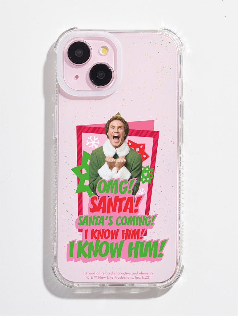 Elf x Skinnydip Santa, I Know Him! Shock iPhone Case Phone Cases Skinnydip London