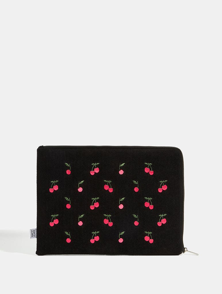 Embroidered Cherry Laptop Case Laptop Cases Skinnydip London