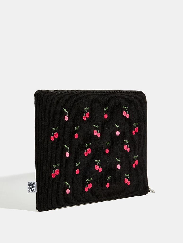 Embroidered Cherry Laptop Case Laptop Cases Skinnydip London