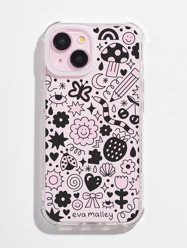 Eva Malley x Skinnydip Doodle Shock iPhone Case Phone Cases Skinnydip London