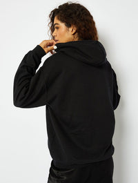 Existential Crisis Oversized Hoodie in Black Hoodies & Sweatshirts Skinnydip London