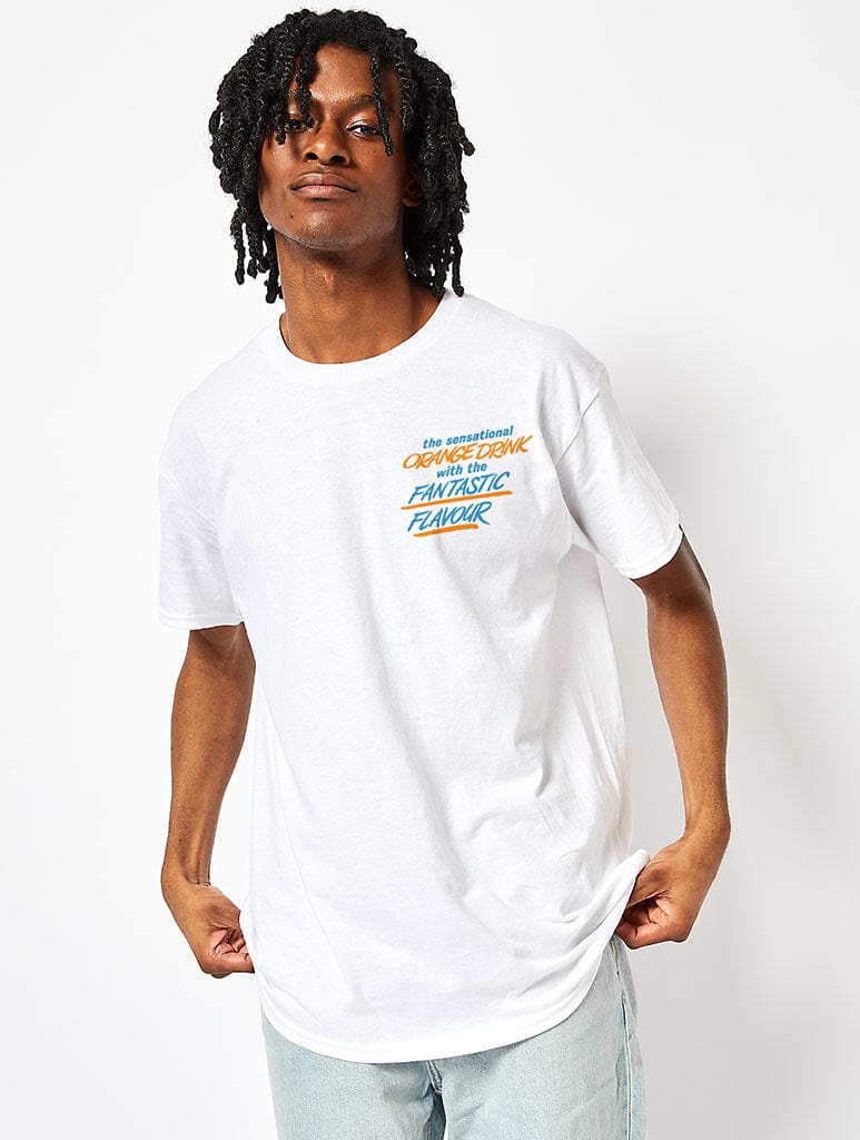 Fanta T-Shirt in White Tops & T-Shirts Skinnydip London