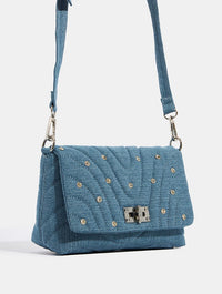 Farah Denim Rhinestone Shoulder Bag Bags Skinnydip London