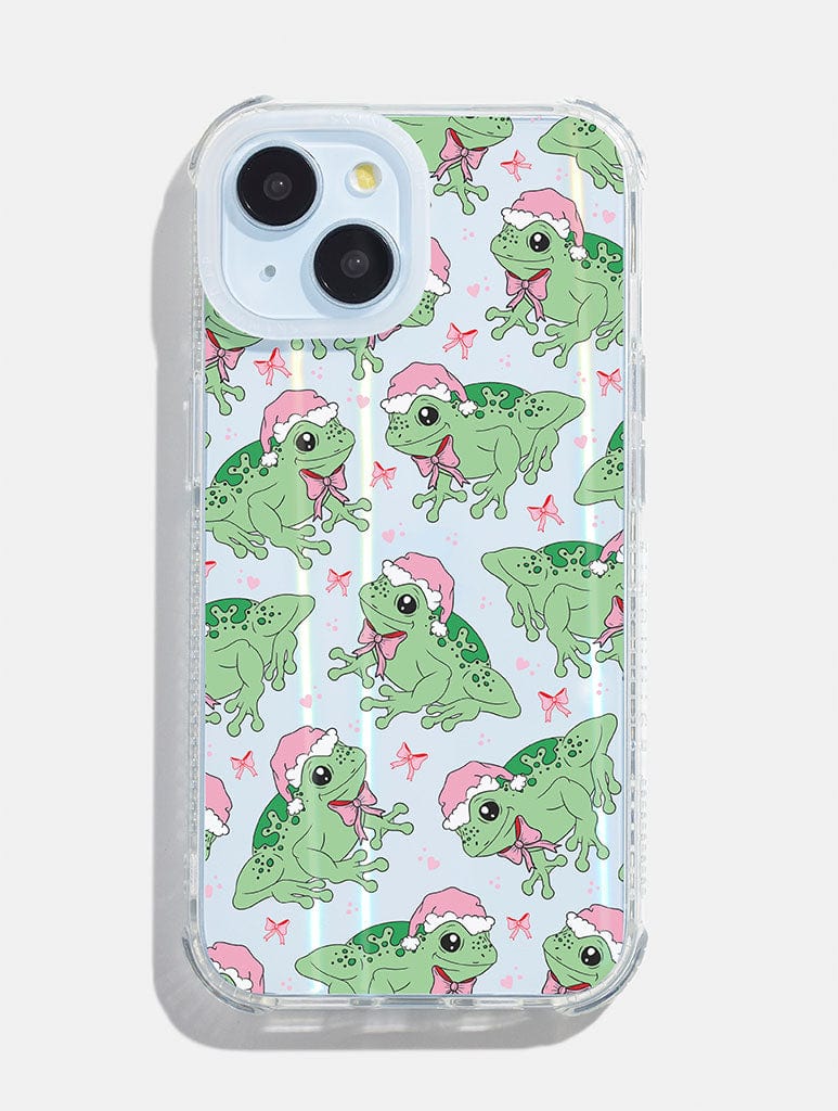 Festive Frog Shock iPhone Case Phone Cases Skinnydip London