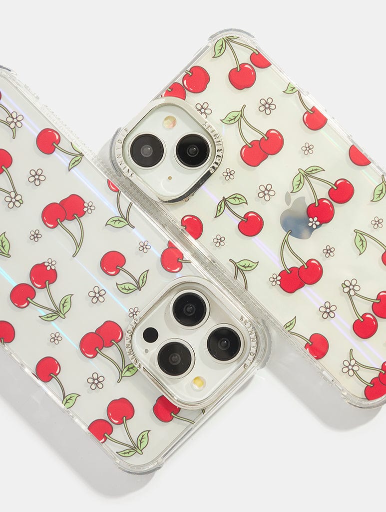 Floral Cherry Shock iPhone Case Phone Cases Skinnydip London