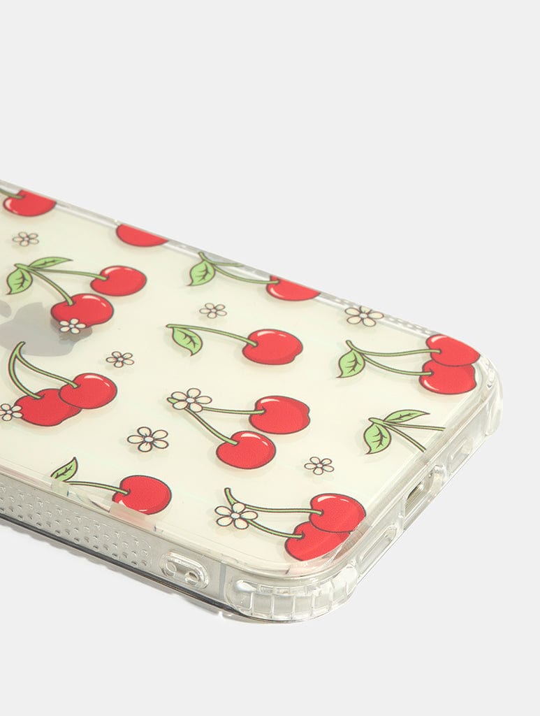 Floral Cherry Shock iPhone Case Phone Cases Skinnydip London