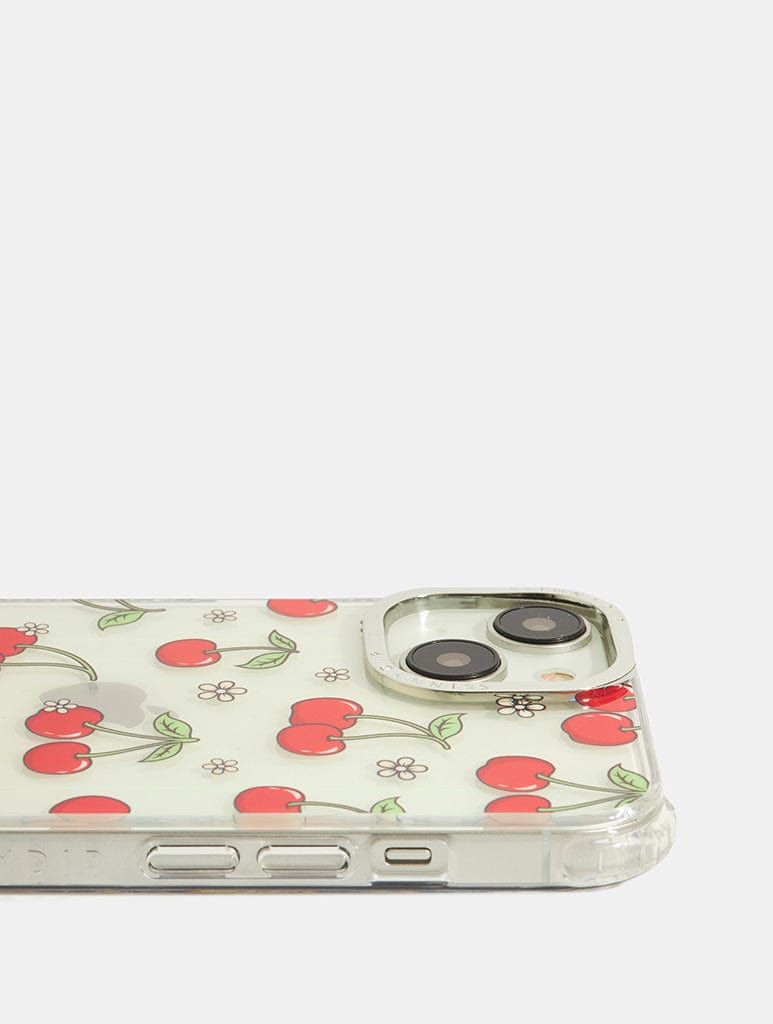 Floral Cherry Shock iPhone Case Phone Cases Skinnydip London