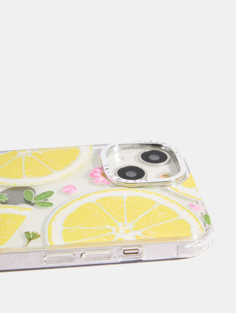 Floral Lemon Shock iPhone Case