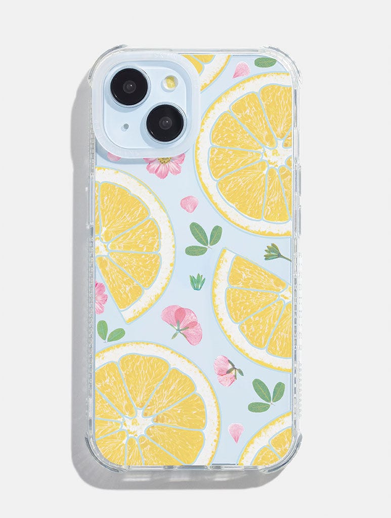 Floral Lemon Shock iPhone Case Phone Cases Skinnydip London