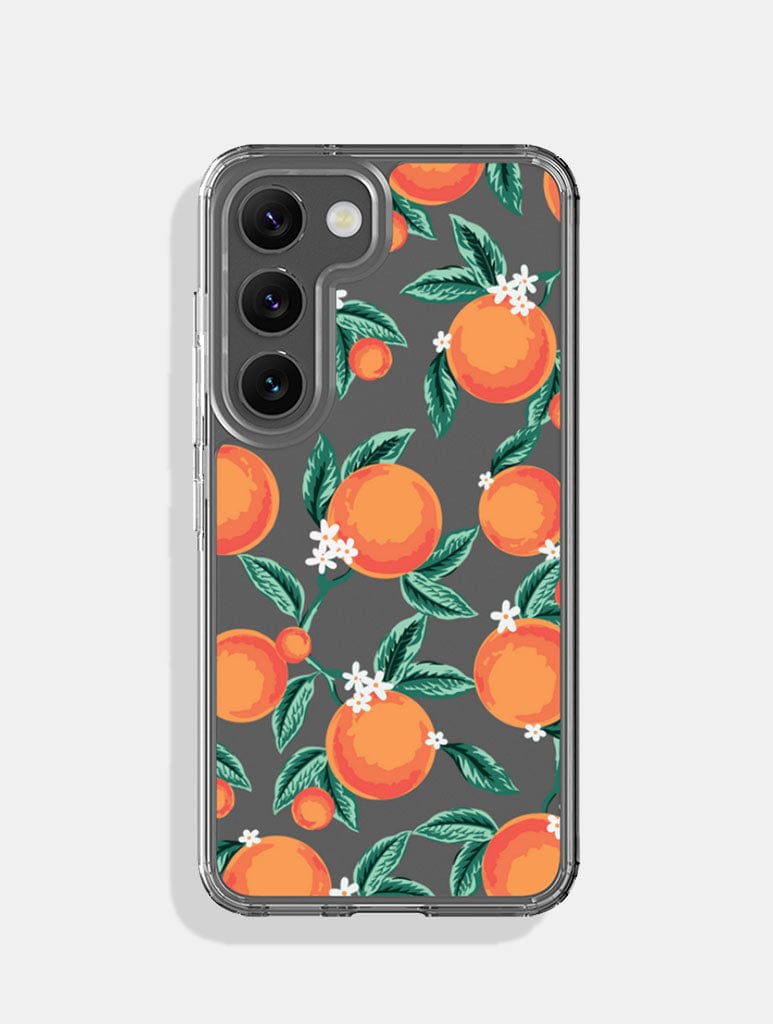 Floral Orange Android Case Phone Cases Skinnydip London
